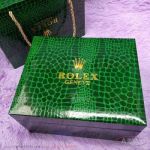 Perfect Replica Green Rolex Watch Box With Disk